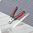 Stainless Steel Pet Nail Clippers with Wave or Curved Handle