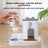 Automatic Pet Food and Water Feeder Bowl, 25cm Large Capacity, Quiet Design