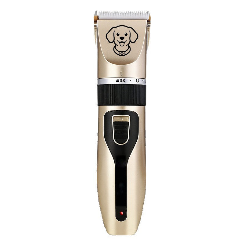 Cordless Dog Hair Clippers with Guide Combs, Low Noise Trimmer Kit