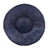 Round long plush nest bed for cats and dogs in Sapphire Blue