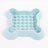 Pet Slow Feeder Bowl with Non-Slip Base in Square or Hexagonal Plum Blossom Shapes