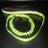 Light up fibre optic dog harness glowing at night, view 36