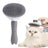 Press-to-Release Self-Cleaning Pet Comb with Protective Beads