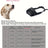 Lightweight black PVC adjustable dog muzzle, view 10