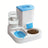 Automatic Pet Feeder and Water Dispenser for Pets with Optional Steel or Ceramic Bowl