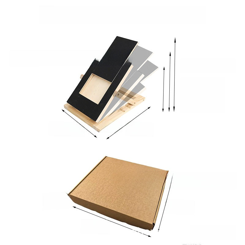 Solid Pine Wood Pet Nail Scratch Board with Sandpaper