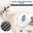 Press-to-Release Self-Cleaning Pet Comb with Protective Beads