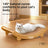 Woven sisal and jute cat scratcher lounger in natural colour, view 2 of 11