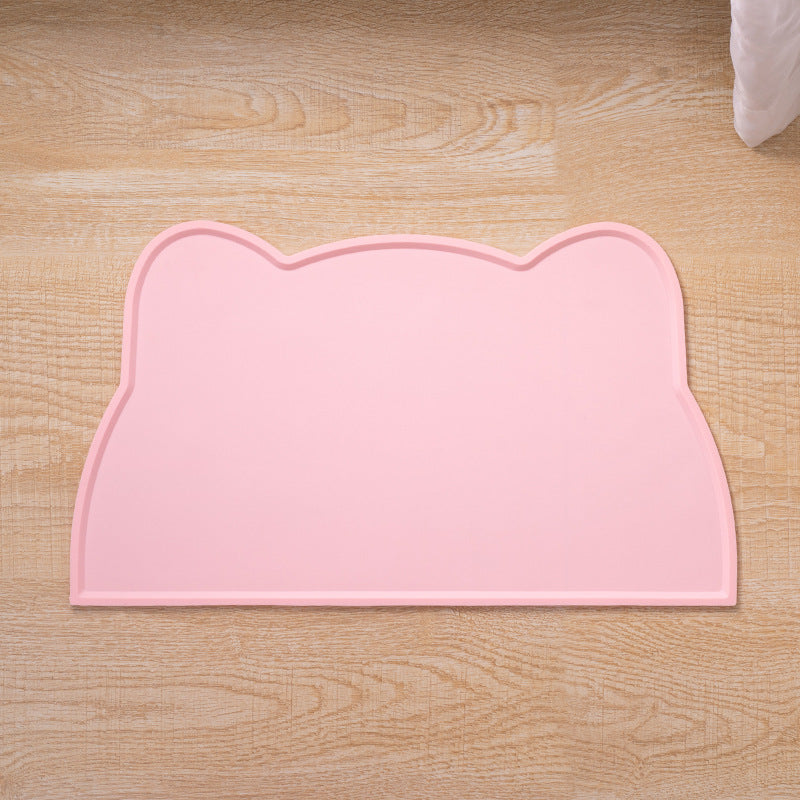 Silicone pet feeding mat with cat ear design, photo 6 of 17