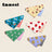 Cartoon print dog bandana scarf in a cute design, product image 1