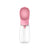 Portable Dog Water Bottle for Walks, Leak-Proof Silicone and PP Design, 350ml or 550ml