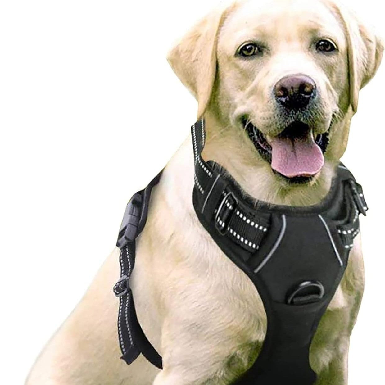 Reflective padded Oxford dog harness vest, product image 1
