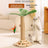 Plant style sisal cat scratching post with leaves, photo 2 of 19