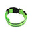 Light up dog collars in eight colours with reflective strip