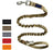 Tactical nylon dog harness with metal buckles in desert camo, view 46