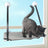 Suction cup window cat hammock, close-up detail view