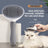 Self-Cleaning Cat Comb for Long Haired Cats, One-Press Fur Release