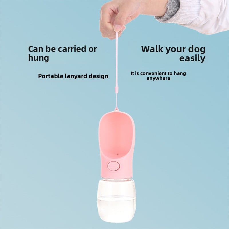 Portable Non-Wet Mouth Pet Water Cup in PP and PC with Drinking Head, 300ml to 565ml