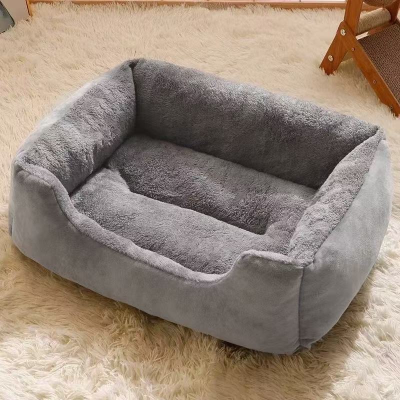 Fluffy Furry Pet Bed, Warm Cosy Nest for Dogs and Cats