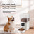 Smart Automatic Pet Feeder with 180 Degree Camera, App Control and Sealed Food Storage