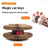 Foldable accordion cat scratcher with bell toy, additional product photo