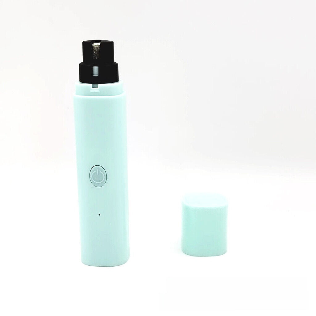 Electric Pet Nail Grinder with USB Charging and Replaceable Grinding Heads