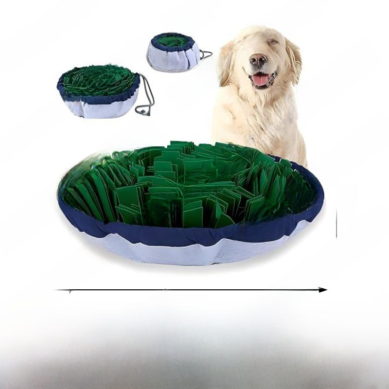 Dog puzzle snuffle mat for slow feeding and mental stimulation - view 12