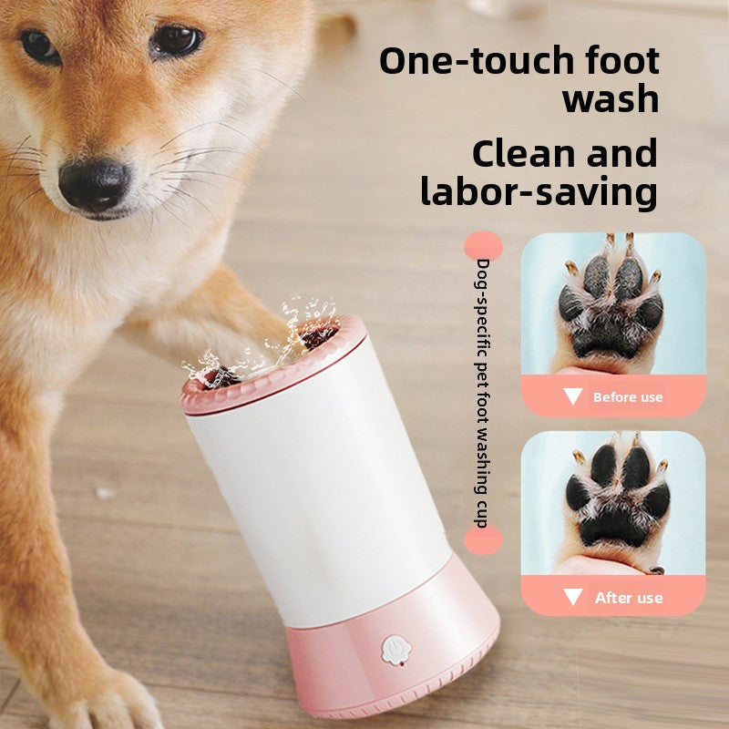 IP67 Waterproof Dog Paw Washer Cup, Motorised or Manual