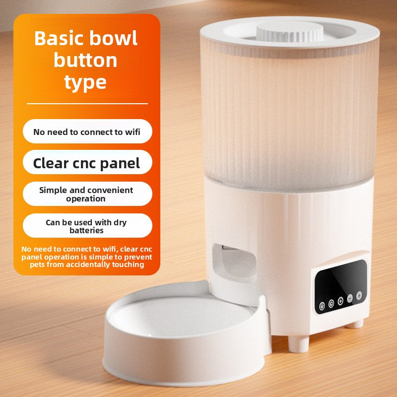 3L WiFi Automatic Pet Feeder with Smartphone App Control and Timed Portion Feeding
