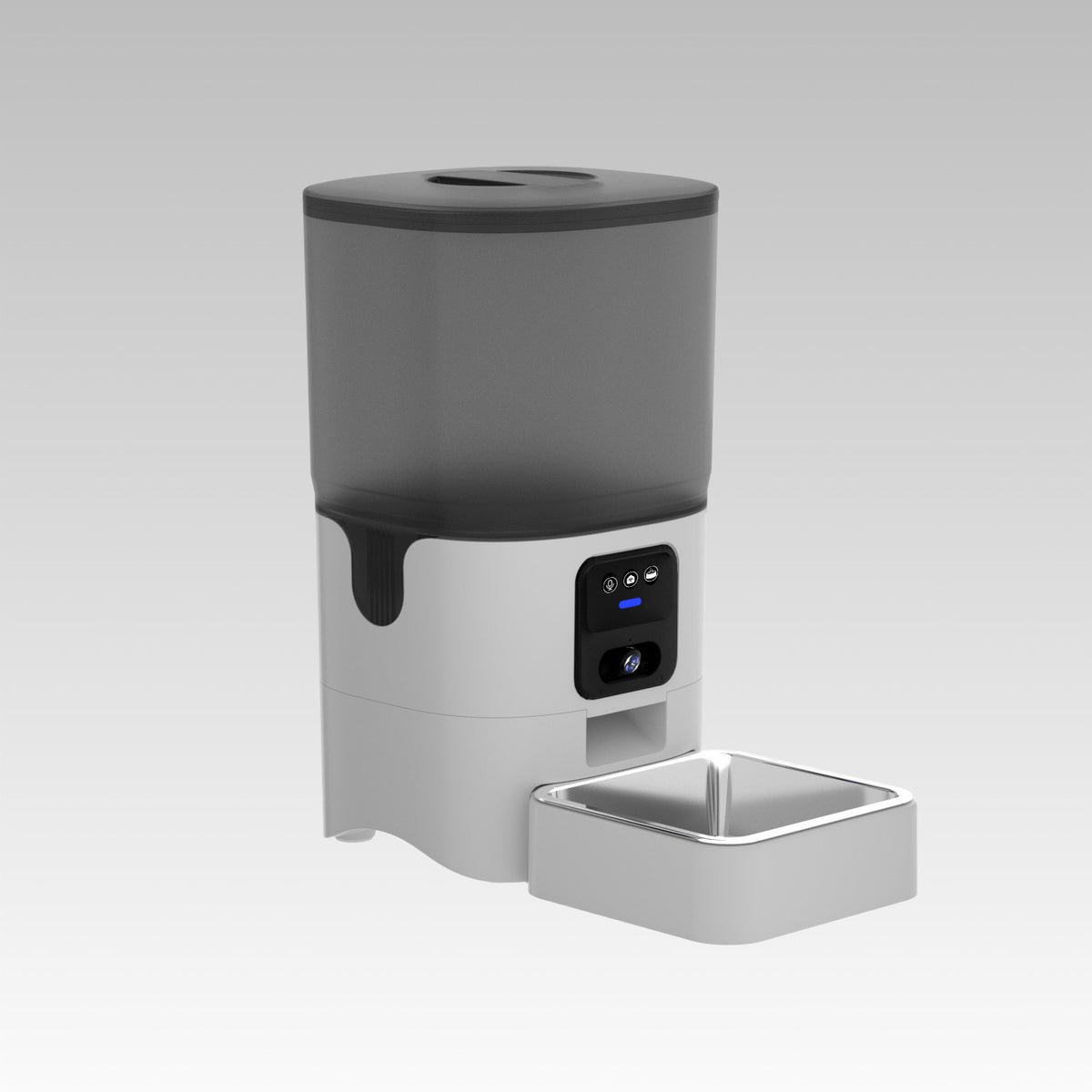 Smart Pet Feeder with 1080P HD Camera, Night Vision and App Control for Cats and Dogs