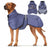 Thick padded reflective burgundy coat for large dogs, product image 15