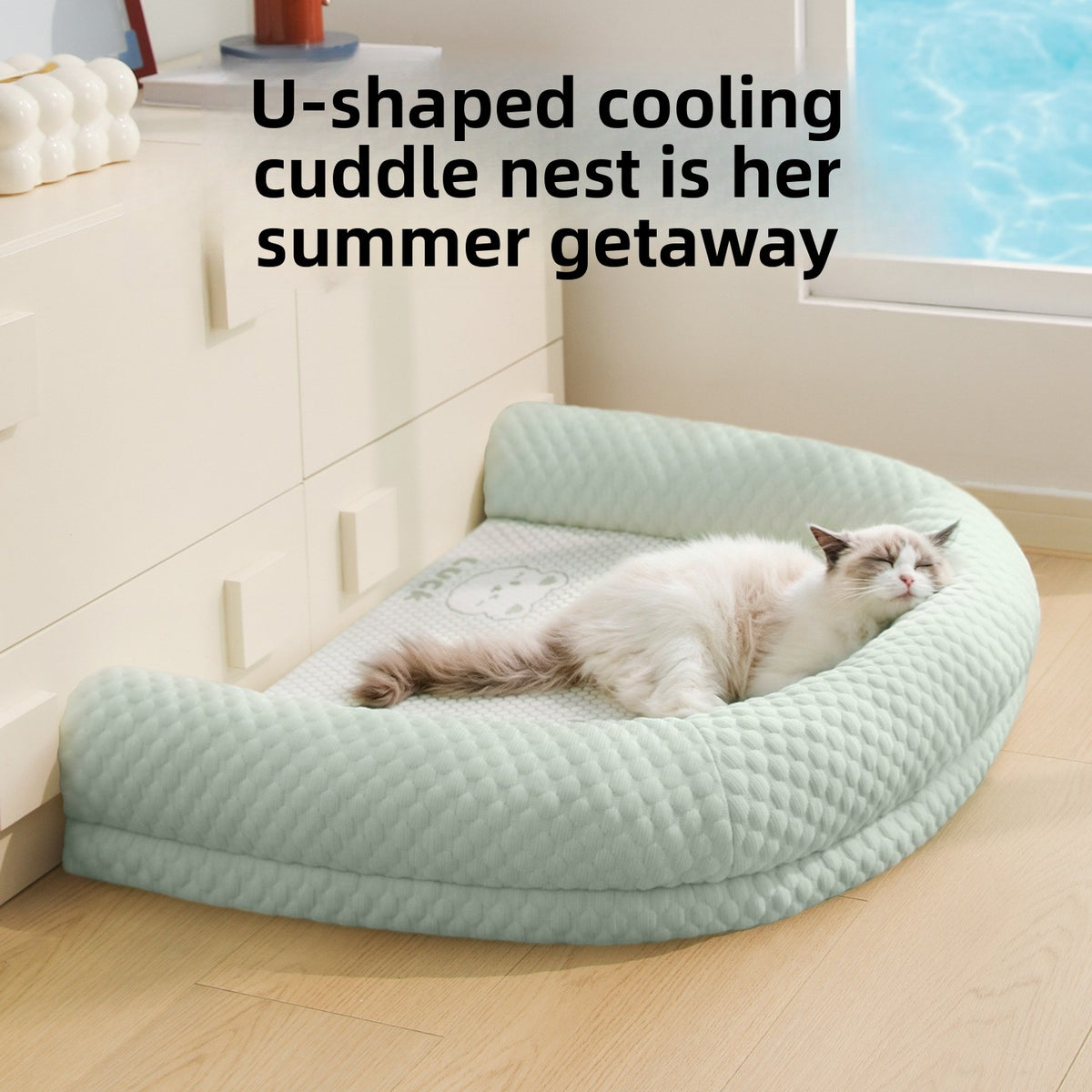 Removable washable dog bed with sponge filling, sizes from Small 50 x 35cm