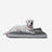 Grey memory foam dog bed with removable water-resistant cover, photo 5