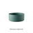 Green double ceramic pet bowl set with wooden stand