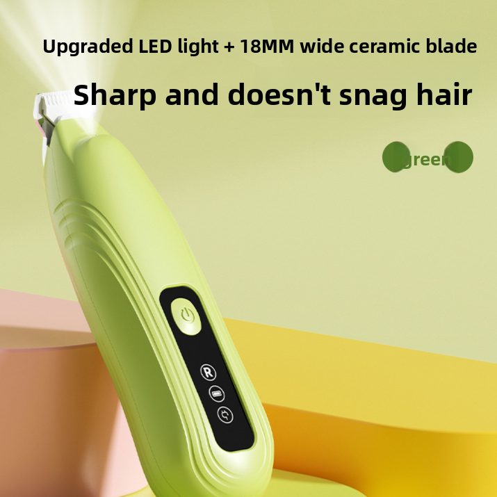 Quiet USB-C Rechargeable Precision Trimmer for Paws, Ears and Face