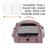 Green breathable bird carrier shoulder bag with mesh windows, view 8