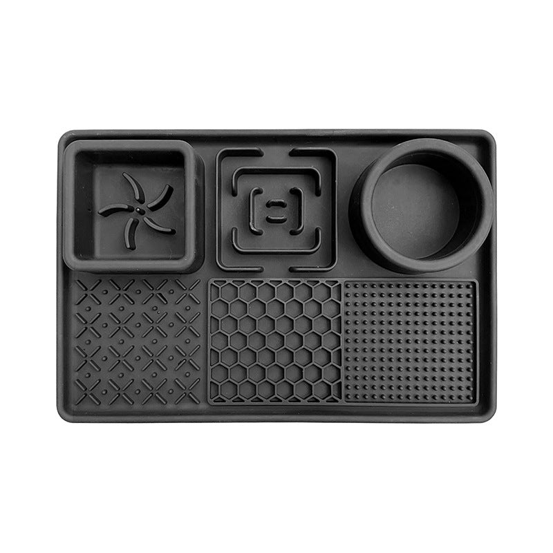 Food-Grade Silicone Pet Feeding Mat in Round or Square Shape with Non-Slip Waterproof Base