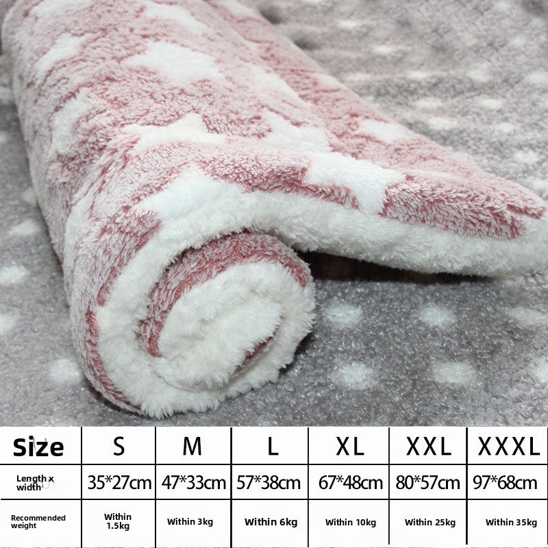 Thick soft pet blanket mat for dogs and cats, printed design, view 23 of 95