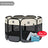 Grey enclosed pet whelping tent with removable pad, photo 46
