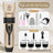 Ceramic Blade Pet Shaver with Guide Combs and Spare Blade Heads