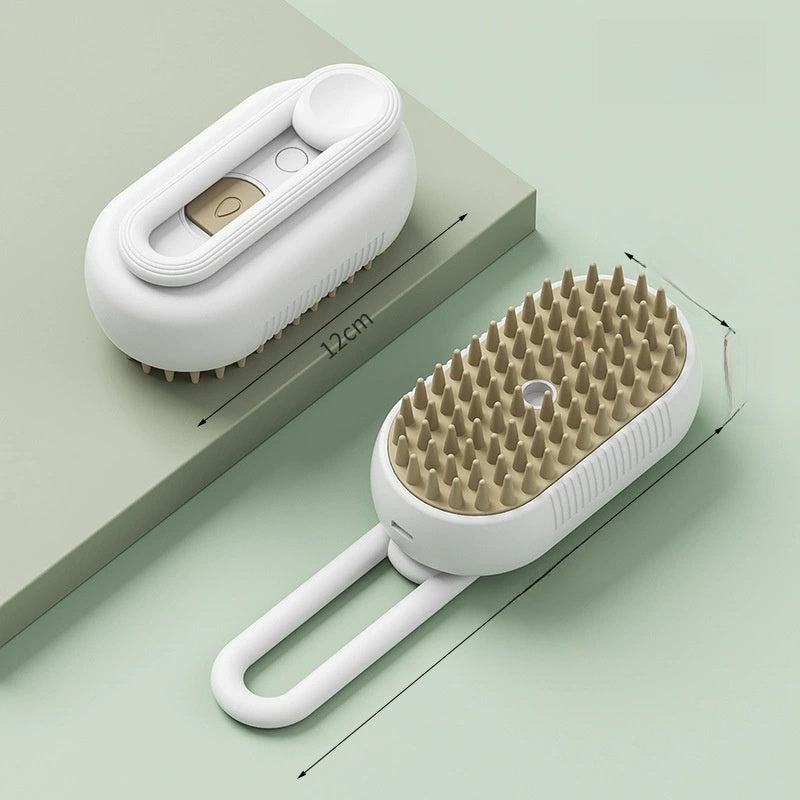 Motorised Pet Grooming Comb with Spray Reservoir, Auto Combing