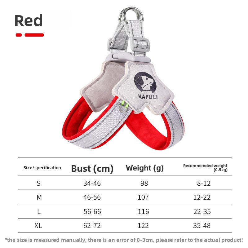 Breathable mesh Y-shape dog harness, ideal for everyday use