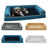 Khaki square dog bed with supportive sponge padding in large size