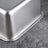 Stainless Steel Open Cat Litter Tray with Anti-Tip Design