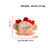 Christmas pet bib and hat for dogs and cats in Green Hat Large, side view