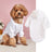 Classic hooded jumper for dogs and cats in Lavender, top view