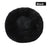 Plush round padded dog and cat bed in Black