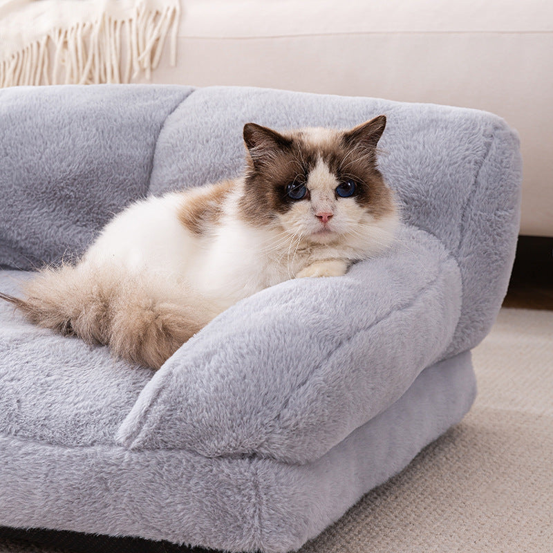 Open pet sofa bed for cats and small dogs, photo 2 of 32