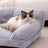 Open pet sofa bed for cats and small dogs, photo 2 of 32