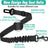 Elastic pet car seat belt lead in polyester webbing, product image 3